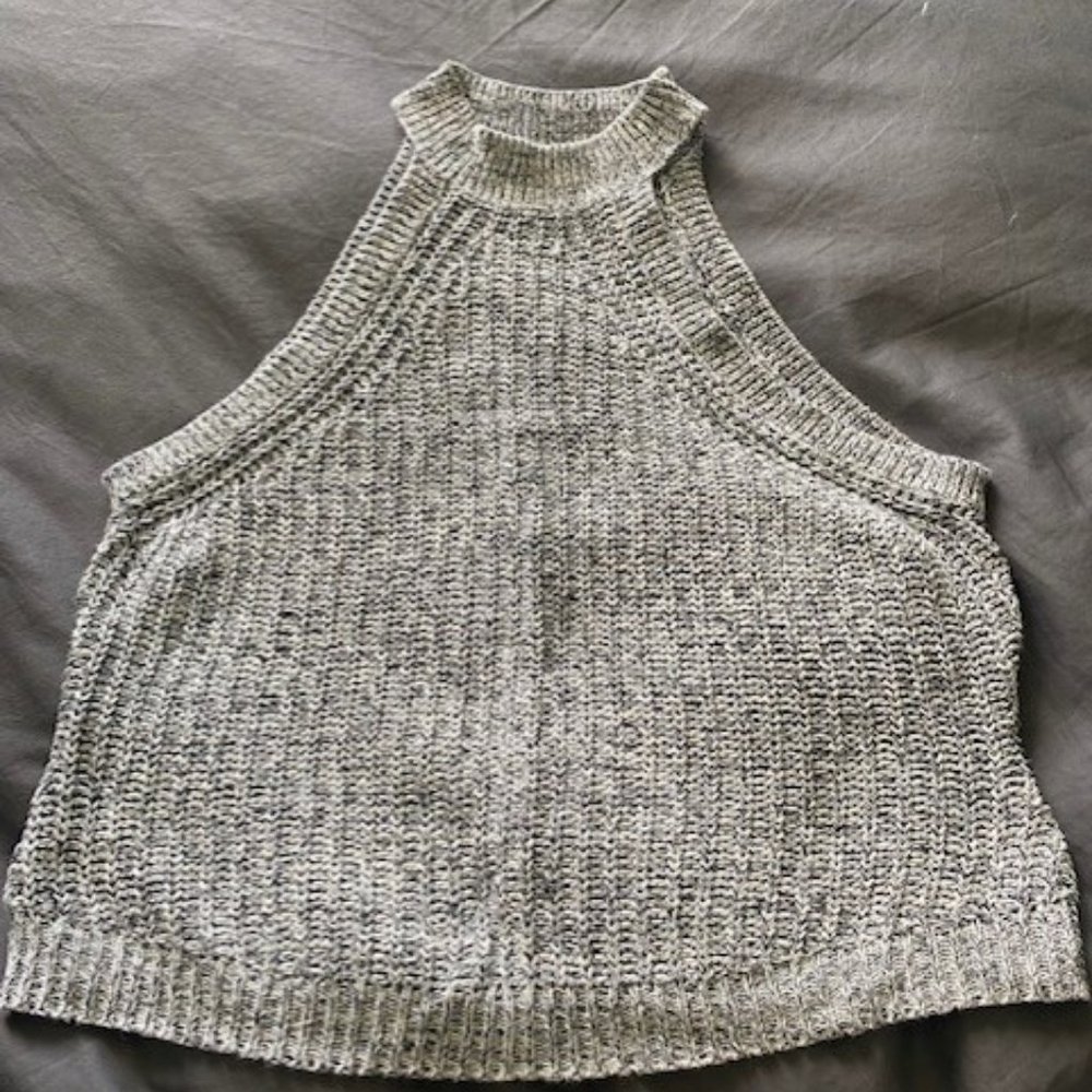 Grey Knit Tank Top